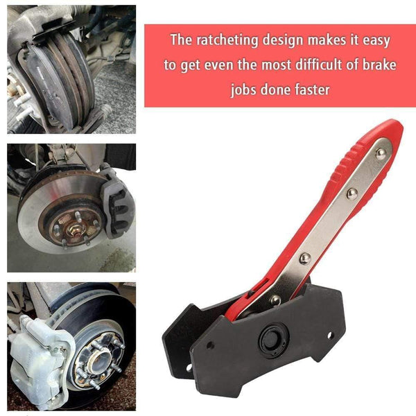 Planet Gates Ratcheting Brake Caliper Piston Spreader Press Tool Car Repair Tool Accessories Twin Quad Separator Pad Install Multi-tool kit