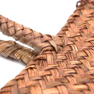 Planet Gates Rattan Straw Bag Flower Basket Storage Tote Female Bags Travel Handbag Shopping Braided Hand Bag For Women Girl