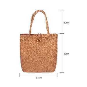 Planet Gates Rattan Straw Bag Flower Basket Storage Tote Female Bags Travel Handbag Shopping Braided Hand Bag For Women Girl