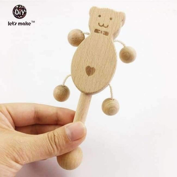 Planet Gates rattle Puzzle Toys intellectual of children Montessori Toys set Nursing Wooden Wooden Rattles Baby fun and interesting toys
