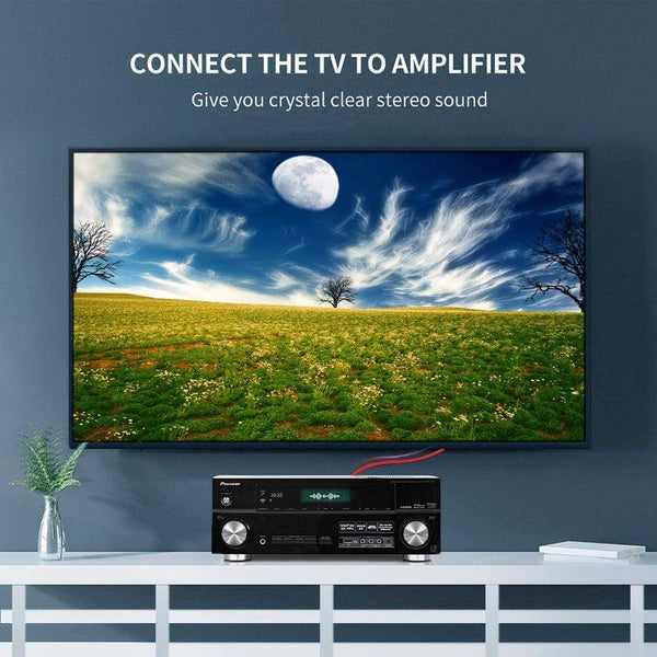 Planet Gates RCA Cable 2RCA to 2 RCA Male to Male Audio Cable Gold-Plated RCA Audio Cable 1m 2m for Home Theater DVD TV Amplifier CD Soundbox