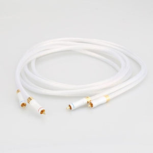 Planet Gates RCA cable / 3m 1pair 5N Silver plated OCC RCA cable Analog cable RCA audio cable Silver plated