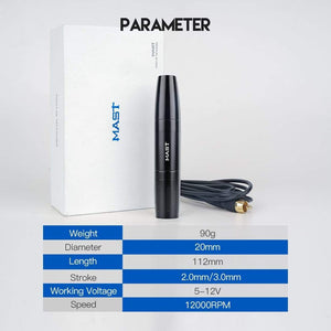 Planet Gates RCA Permanent Makeup Rotary Tattoo Gun Machine Pen Eyebrows Lips Tattoo for Cartridge Artist