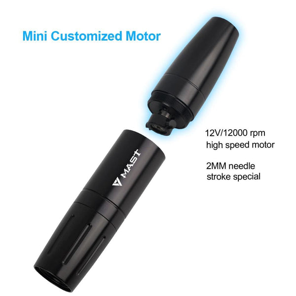 Planet Gates RCA Permanent Makeup Rotary Tattoo Gun Machine Pen Eyebrows Lips Tattoo for Cartridge Artist