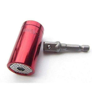 Planet Gates RD Binoax 2 Pcs/Set Magic Spanner Grip Multi Function Universal Ratchet Socket 7-19mm Power Drill Adapter Car Hand Tools Repair Kit