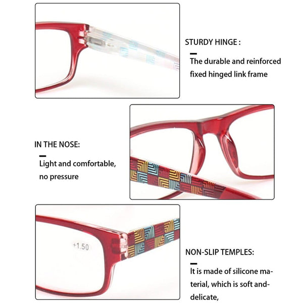 Planet Gates Reading glasses Spring Hinge Stylish Pattern Design Readers Men and Women Color eyewears Prresbyopia Glasses Diopter +50 to +600