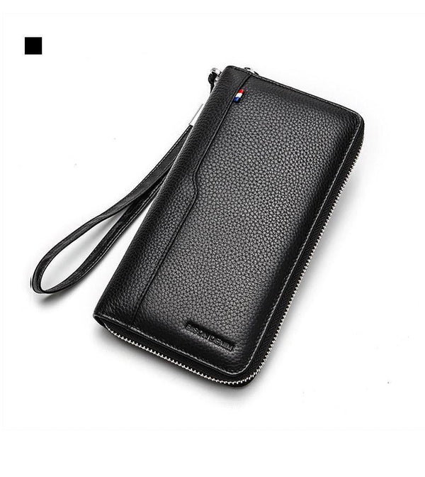 Planet Gates Real Cow skin Men Wallets Large Capacity Card Holder Wallet Coin Purse Genuine Leather Long Purse For Men N8226-2