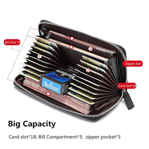 Planet Gates Real Cow skin Men Wallets Large Capacity Card Holder Wallet Coin Purse Genuine Leather Long Purse For Men N8226-2