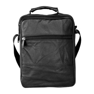 Planet Gates Real Cowhide Leather Men Handbags Black Male Messenger Bags Men's Small Strap Adjustable Briefcase Man Crossbody Bags