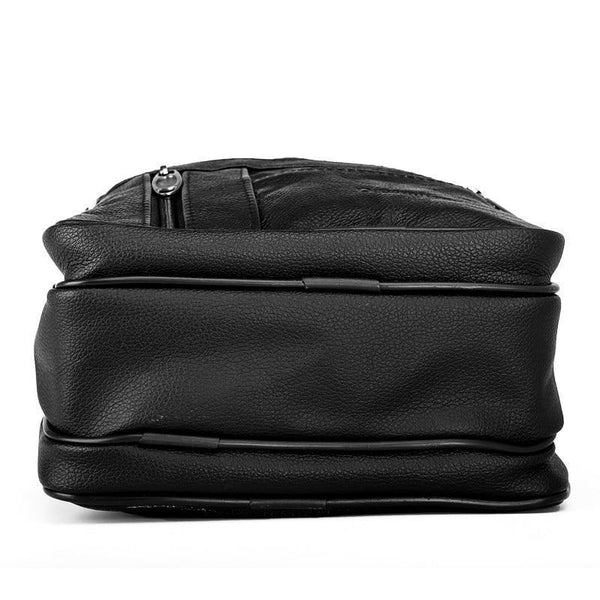 Planet Gates Real Cowhide Leather Men Handbags Black Male Messenger Bags Men's Small Strap Adjustable Briefcase Man Crossbody Bags