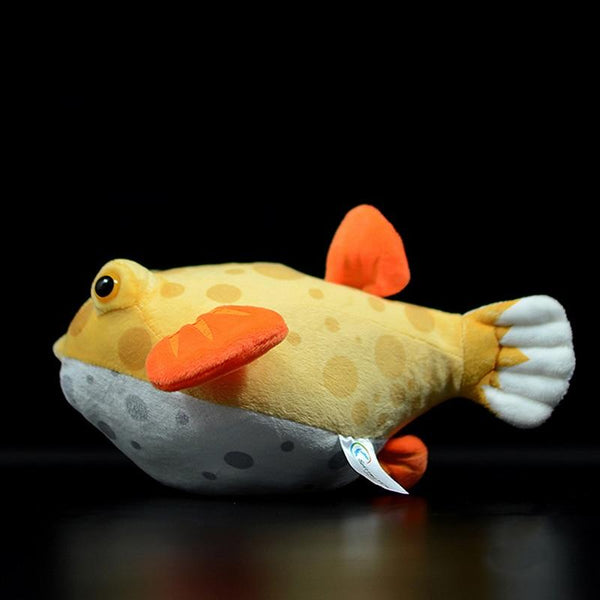 Planet Gates Real Life Pufferfish Plush Toy Lifelike Sea Animals Puffers Stuffed Toys Soft Aquarium Fish Dolls Gifts For Kids