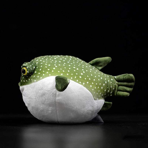 Planet Gates Real Life Pufferfish Plush Toy Lifelike Sea Animals Puffers Stuffed Toys Soft Aquarium Fish Dolls Gifts For Kids
