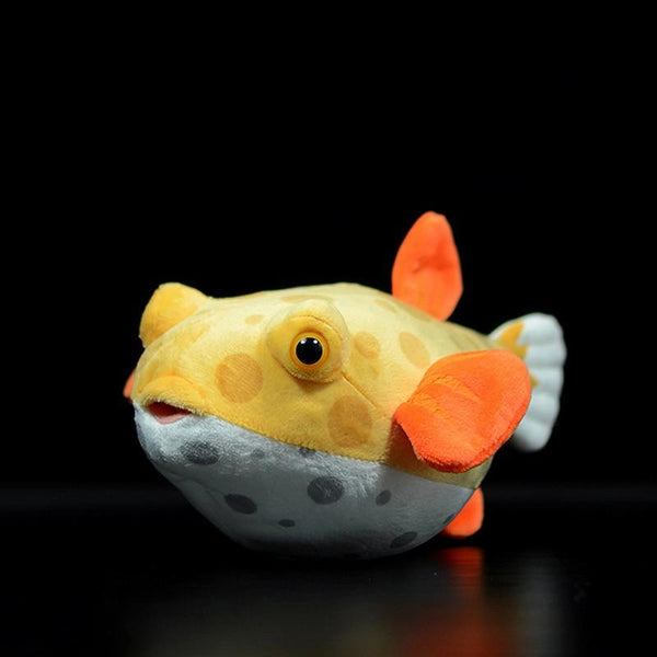 Planet Gates Real Life Pufferfish Plush Toy Lifelike Sea Animals Puffers Stuffed Toys Soft Aquarium Fish Dolls Gifts For Kids