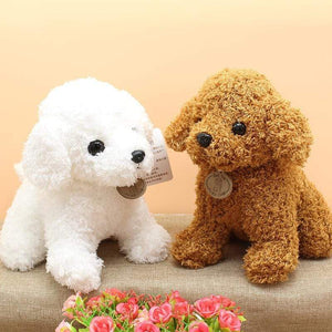 Planet Gates Real Life Teddy Dog Poodle Plush Toys Suffed Animal Doll For Christmas Birthday Gift Free Shipping
