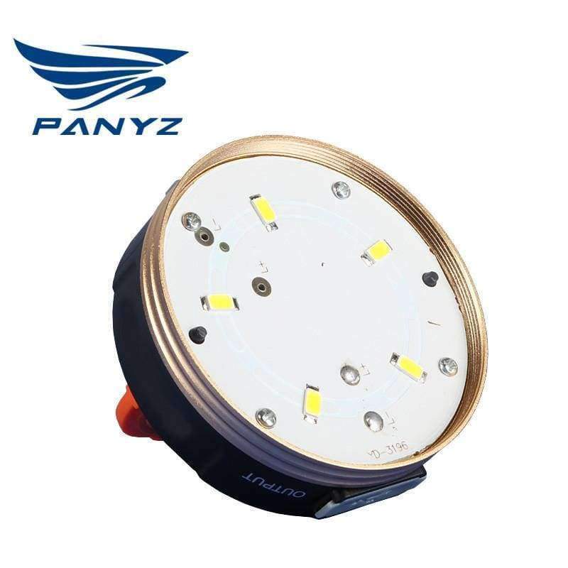 Planet Gates Rechargeable Camping Lantern 5 LED Tent Night Light Portable Ultra Bright Camp Waterproof Gadgets Lamp Flashlights Power Bank