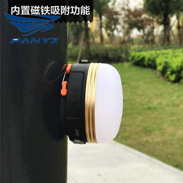 Planet Gates Rechargeable Camping Lantern 5 LED Tent Night Light Portable Ultra Bright Camp Waterproof Gadgets Lamp Flashlights Power Bank