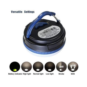 Planet Gates Rechargeable Camping Lantern 5 LED Tent Night Light Portable Ultra Bright Camp Waterproof Gadgets Lamp Flashlights Power Bank