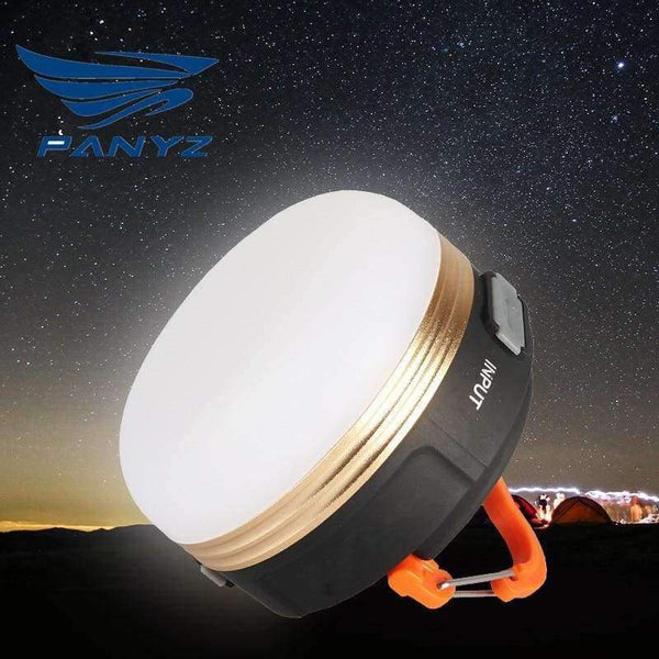 Planet Gates Rechargeable Camping Lantern 5 LED Tent Night Light Portable Ultra Bright Camp Waterproof Gadgets Lamp Flashlights Power Bank