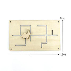 Planet Gates Rectangle track-096 Children Busy Board Accessories Wood DIY Toy Montessori Material Early Education Activity Toddler Toys For Basic Skills Learning