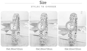 Planet Gates Rectangle Women's Watch Japan Quartz Fashion Luxury Jewelry Hours Bracelet Rhinestone Girl's Birthday Gift Royal Crown Box