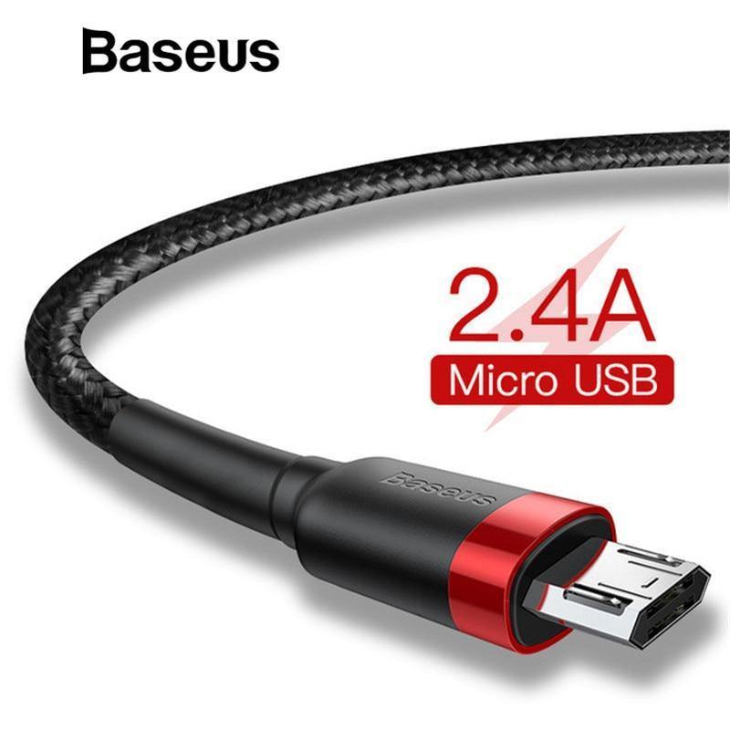 Planet Gates Red / 0.5m Baseus 1m 2m Micro USB Cable for Xiaomi Redmi Note 5 Pro 4 Reversible Micro USB Charger Data Cable for Samsung S7 Mobile Phone