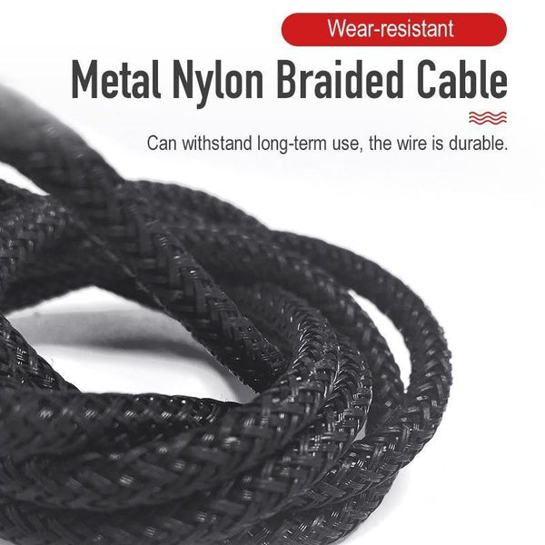 Planet Gates Red / 0.5m ROCK Metal Micro USB Cable 2.4A for Samsung Xiaomi Redmi Note 5 Pro LG USB Nylon Braided Fast Charge Data Charging Phone Charger