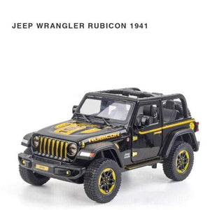 Planet Gates Red 1:20 Jeep Wrangler Alloy Simulation Car Model Rubicon Die-casting Metal Toy Off-road Vehicle Car Model Collection for Children