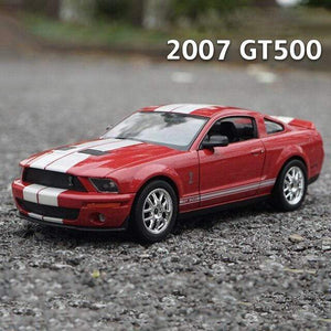 Planet Gates Red 1:24 Ford Mustang Shelby GT500 Cobra 2007 High Simulation Car Model Alloy Kid Toy Car Collect Children's Gifts