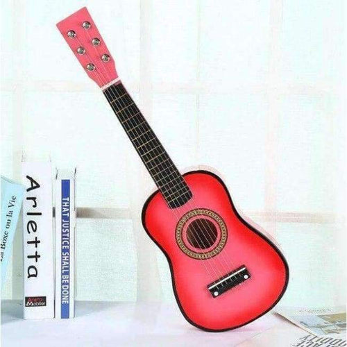 Planet Gates red 1 / 30 Inches 23-inch Guitar Children's Performance Small Acoustic Guitar Instrument Entry-level Acoustic Guitar Musical Instrument Gift AGT08