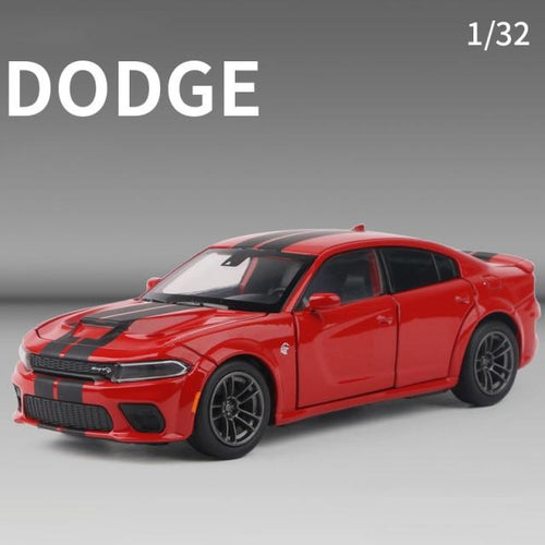Planet Gates Red 1:32 Dodge Charger SRT Hellcat Simulation car of Model Alloy Toy car muscle vehicle children Classic Metal Cars birthday gifts