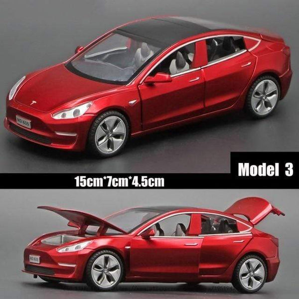 Planet Gates Red 1:32 Tesla MODEL 3 Alloy Car Model Diecasts & Toy Vehicles Toy Cars Free Shipping Kid Toys For Children Gifts Boy Toy