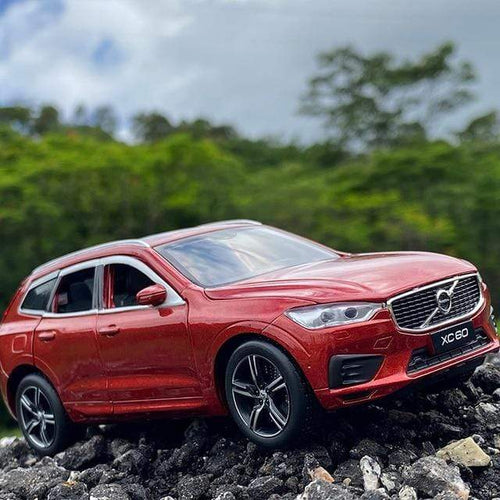 Planet Gates Red 1:32 VOLVO XC60 SUV Alloy Car Model Diecasts & Toy Metal Vehicles Car Model Simulation Sound Light Collection Childrens Toy Gift