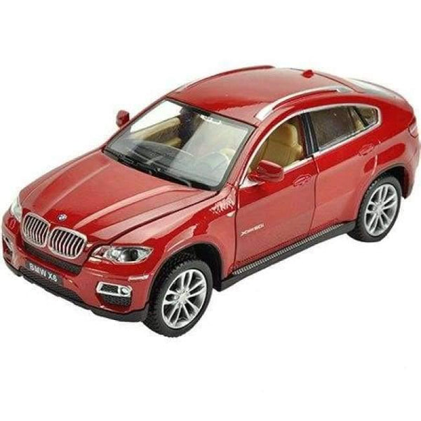Planet Gates Red 1:32 X6 SUV Coupe Simulation Toy Vehicles Model Alloy Pull Back Children Toys Genuine License Collection Gift Off-Road Car Kids