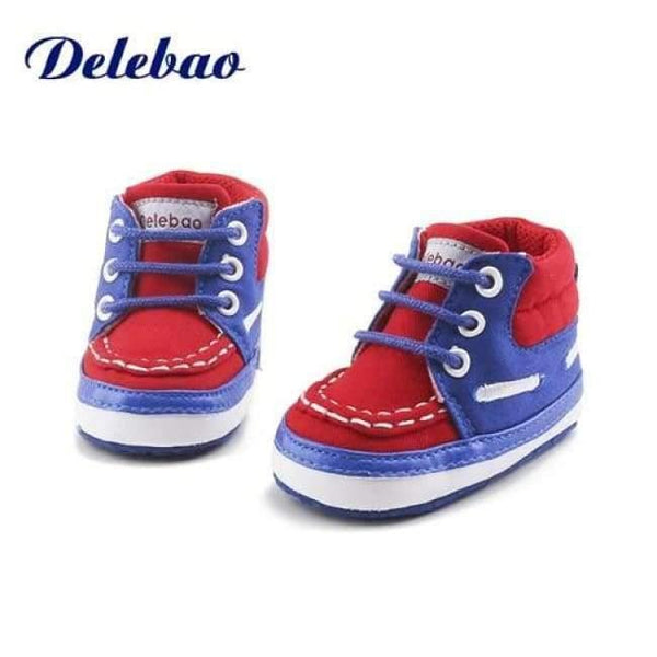 Planet Gates Red / 1 Autumn Spring Frosted Texture Soft Bottom Toddler Shoes By Hand Baby Shoes Cotton Shoes Keep Warm Lace Up First Walkers