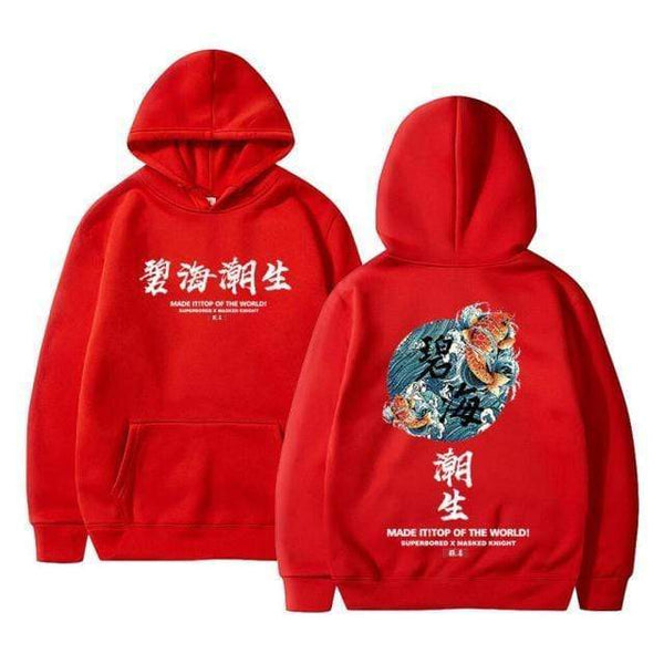 Planet Gates red-1 / S Streetwear Chinese characters Men Hoodies Sweatshirts Fashion Autumn Hip Hop Black Hoodie Erkek sweatshirt