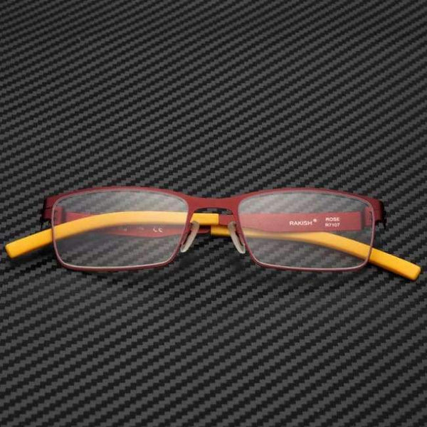 Planet Gates Red 1 Screwless Anti Blue Light Ray Blocking Computer Glasses Women Men Blue Ray Block Protective Eye Optical Eyewear Frame