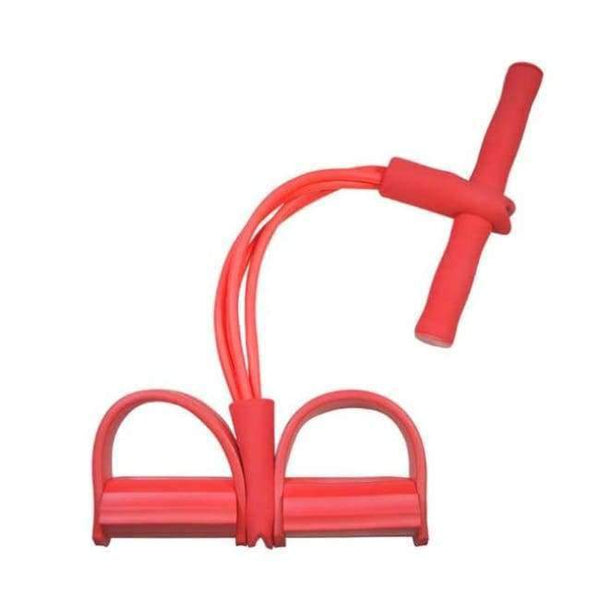 Planet Gates Red 1 Unisex Tension Device Household Waist Sports Pedal Elastic Rope Fitness Equipment Resistance Bands Body Building