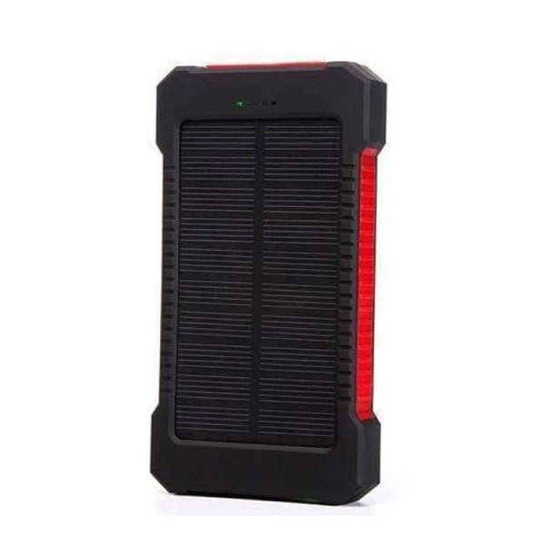 Planet Gates RED 10000mAh Portable Solar Power Bank Charger Dual USB Power Bank For iPhone 6 6S 7 Plus 8 Samsung Extend Battery PowerBank