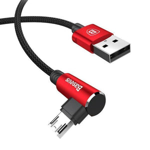 Planet Gates Red / 100cm Baseus 90 Degree Micro USB Cable Fast Charging Charger Data Cord Microusb Cable For Samsung Xiaomi Android Mobilie Phone Cables