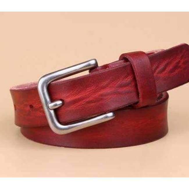 Planet Gates brown / 100cm GEERSIDAN 2018 vintage genuine leather women belt Design brand 100% cowskin belt for women Fashon pin buckle female waistband