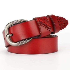 Planet Gates red / 105cm GEERSIDAN New genuine leather pin buckle Women's belt Casual Fashion cowskin waistband belt for women high quality female girdle