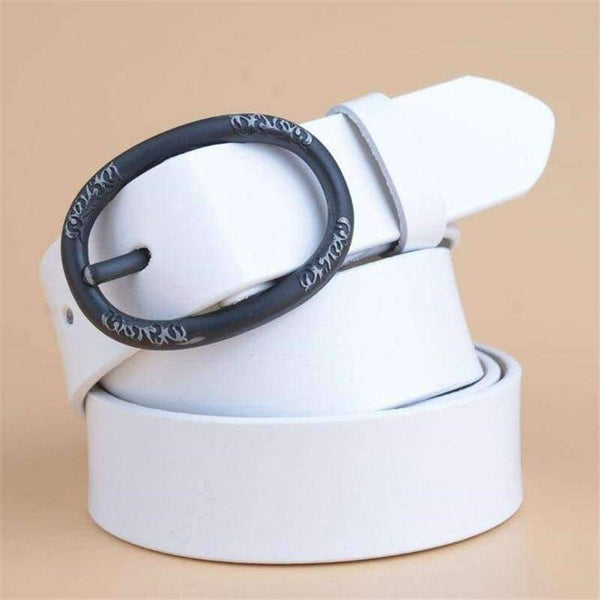 Planet Gates Red / 105cm LannyQveen fashion colorful Female belt Cowskin Designer Belt Ladies 100% Genuine Leather Jeans Belts For Women