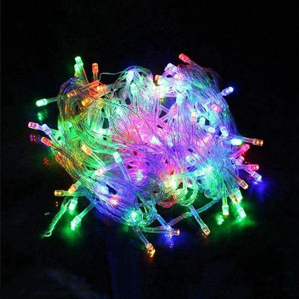 Planet Gates red / 10m 100leds / 220V EU plug Kingoffer10M 30M 50M 100M LED String Light 110V 220V Waterproof Fairy Holiday Light for Christmas Festival Party Xmas Decoration