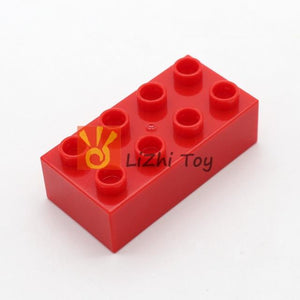 Planet Gates red 10pcs MOC DIY Large Building Block  3011 Brick 2X4 Big Size Baby Assembled Enlighten Accessories Block Part DIY Children Toys