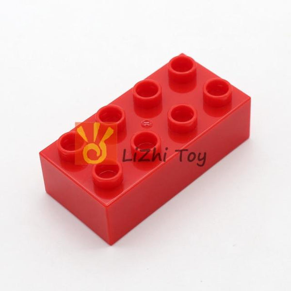 Planet Gates red 10pcs MOC DIY Large Building Block  3011 Brick 2X4 Big Size Baby Assembled Enlighten Accessories Block Part DIY Children Toys