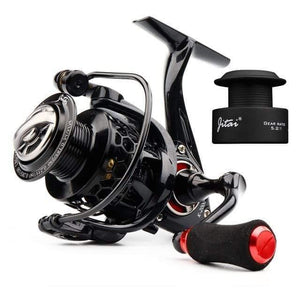 Planet Gates Red / 11 / 1000 Series Spinning Reel with Free Spool Lightweight CNC Aluminum Spool 10+1BBs Coil Saltwater Wheels Carp Fishing Reels Carretilha