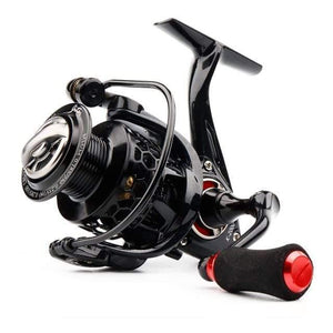 Planet Gates Red / 11 / 1000 Series Spinning Reel with Free Spool Lightweight CNC Aluminum Spool 10+1BBs Saltwater Wheel Carp Fishing Reels Carretilha