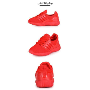 Planet Gates Red / 11 Big Size Comfortable Lacing-up Red Black Baby Shoes Outdoor Fashion Casual Sneakers Child Flats B1807