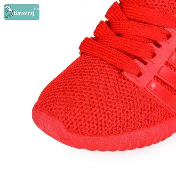 Planet Gates Red / 11 Big Size Comfortable Lacing-up Red Black Baby Shoes Outdoor Fashion Casual Sneakers Child Flats B1807