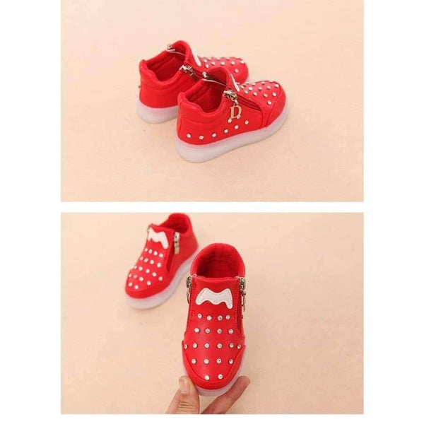Planet Gates red / 11 Fashion lighted colorful kids sneakers Cool high quality baby toddler first walkers casual hot sales baby boys girls shoes